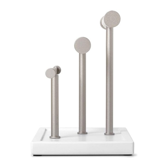 Umbra Trigem Bracelet Bar, White & Nickel - Picture 3 of 7